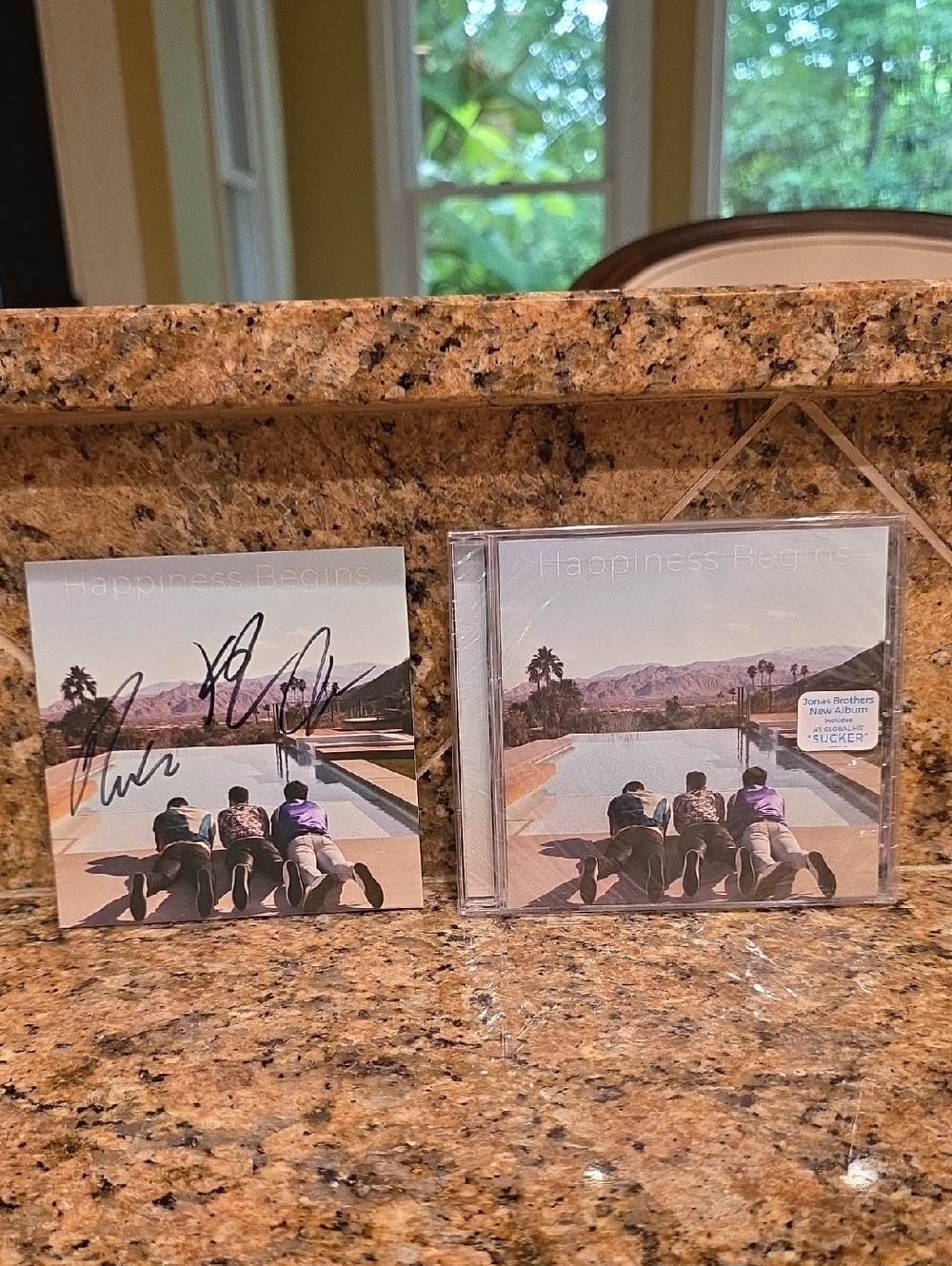 Signed Jonas Brothers Happiness Begins CD